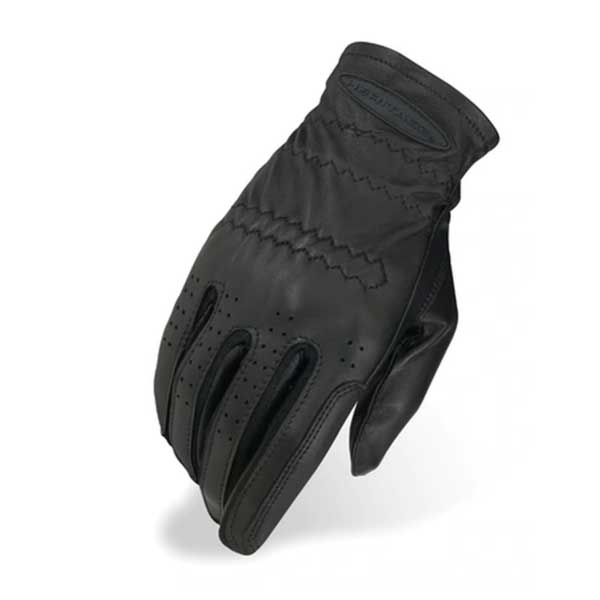 Black riding gloves